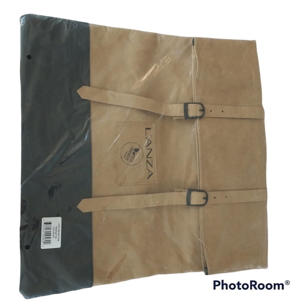 LANZA Washable Paper Messenger Bag